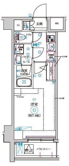 セジョリ高井戸IIの物件間取画像