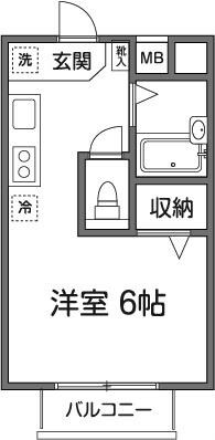 クレッシェンド経堂の物件間取画像