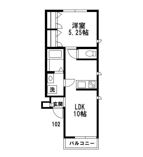 ハイム代田の物件間取画像