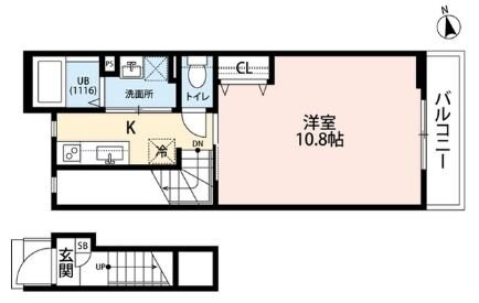 プレジールの物件間取画像