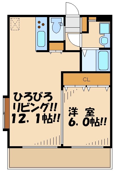 フェニックス代田橋の物件間取画像