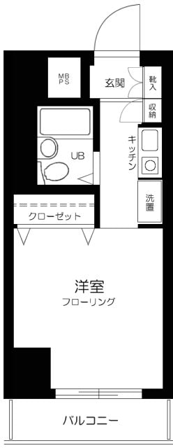 ベルエール方南町の物件間取画像