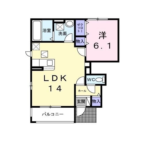 グランブルーの物件間取画像