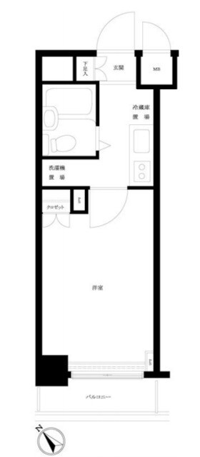 ルーブル千歳船橋の物件間取画像