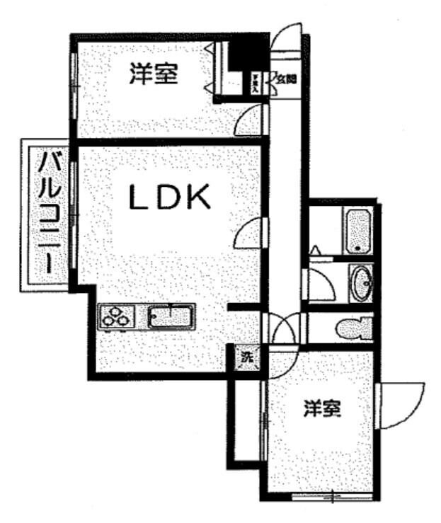 ガーデンハウス浜田山の物件間取画像