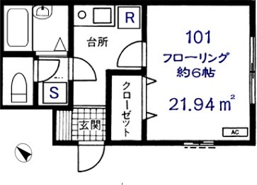 ドムス世田谷の物件間取画像