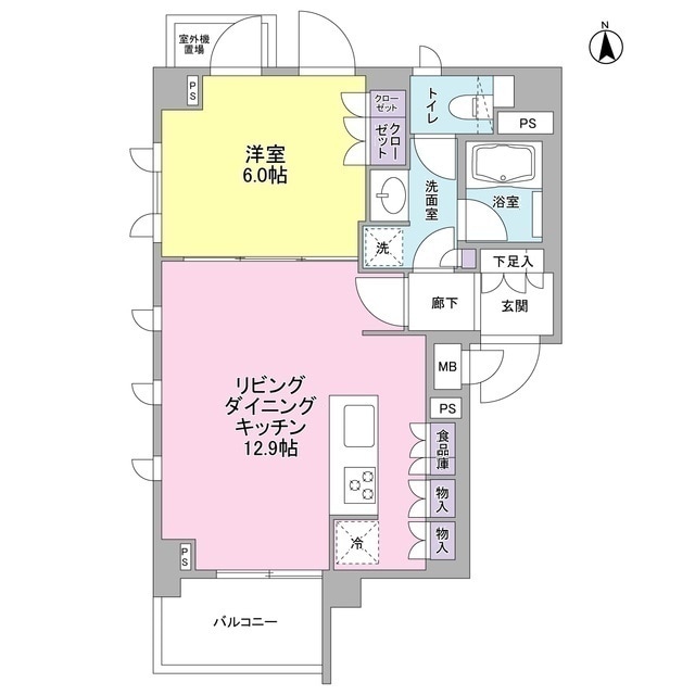 サンシャイン松本Ｎｏ．１７の物件間取画像