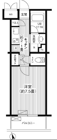 ステラメゾン下北沢の物件間取画像