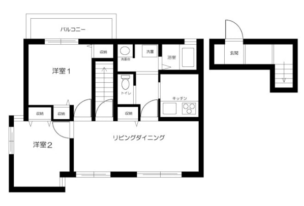 LA PREMIERE上野毛の物件間取画像