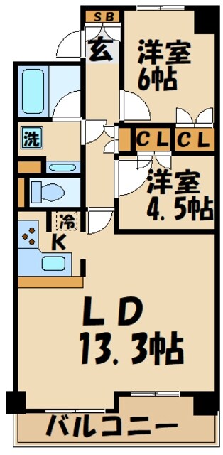 物件間取画像