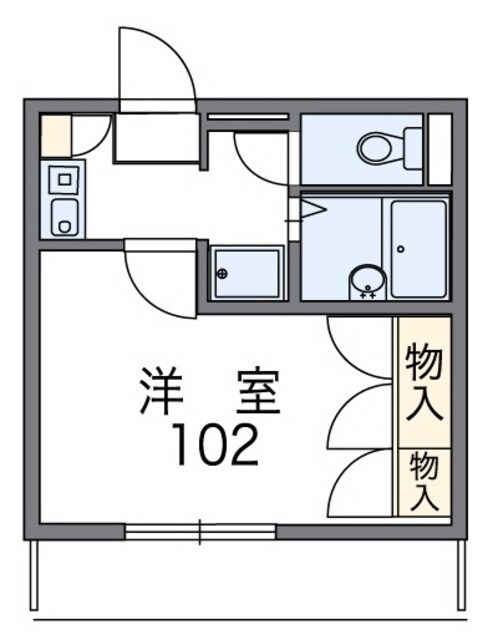 レオパレス舘町の物件間取画像