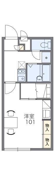 レオパレスノミヤマの物件間取画像