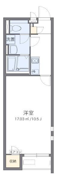 クレイノユートピアの物件間取画像