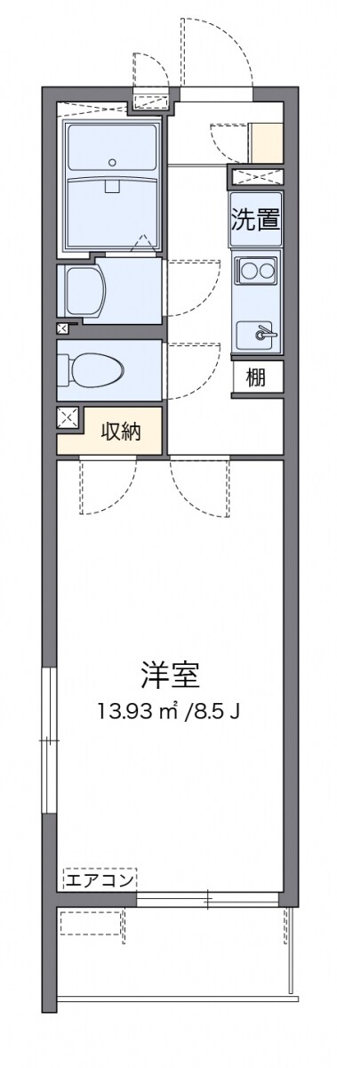 クレイノＬ　ＥＳＴＡＴＥの物件間取画像