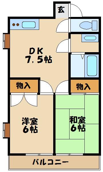 カワイビルの物件間取画像