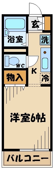 アネルバハイツA・B棟の物件間取画像