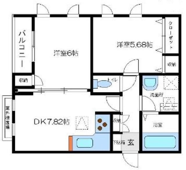 カンタービレの物件間取画像