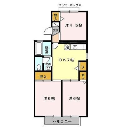 グレースハイムの物件間取画像