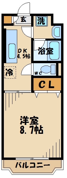 エスペランサクリアの物件間取画像