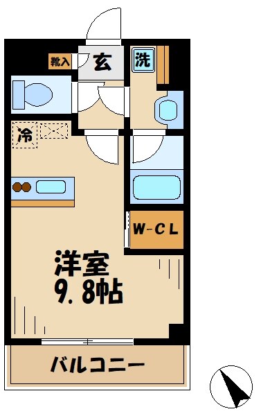 メルヴェイユの物件間取画像