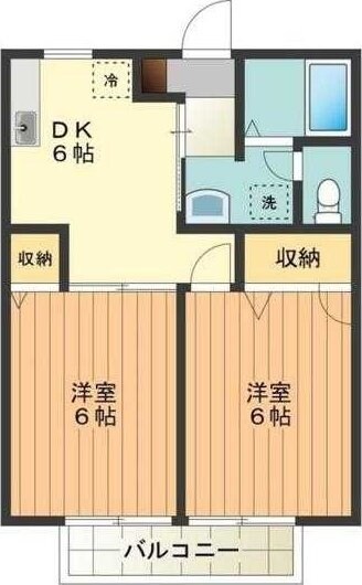 サントゥールＢの物件間取画像