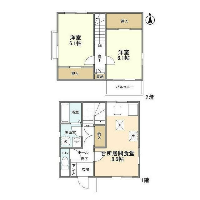 エントピア百草園の物件間取画像