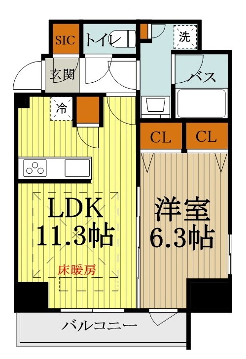 ラグゼナ八王子新町の物件間取画像