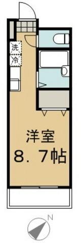 第６宮田ビルの物件間取画像