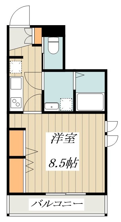 ＴＥＲＲＡＣＥ　ＣＯＵＲＴの物件間取画像