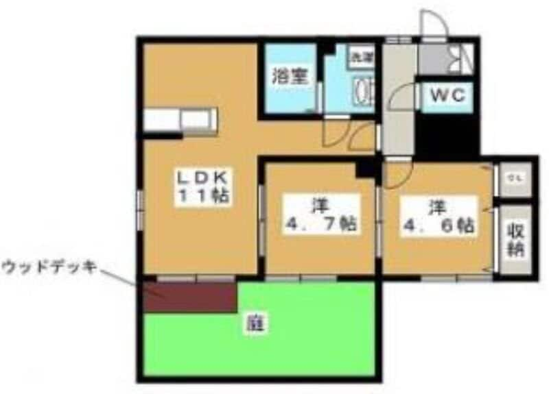 コンフォート万願寺の物件間取画像