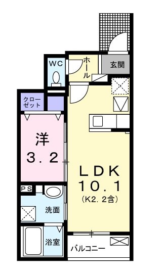 オリーブの物件間取画像