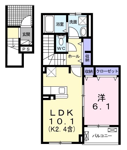 シュトラールの物件間取画像