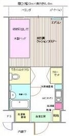 多摩学生マンションの物件間取画像