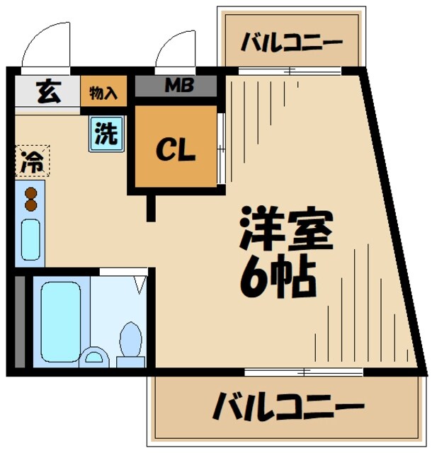 ニチエーイン日野の物件間取画像