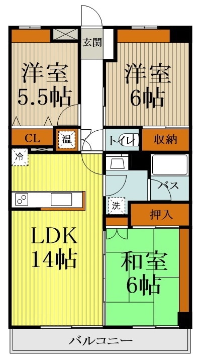 Ｔ．フラッツの物件間取画像