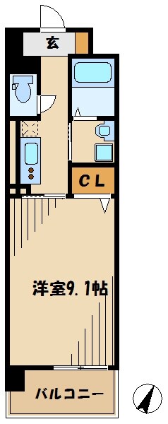 プラシードＫの物件間取画像