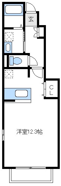 シュティルシェーネの物件間取画像