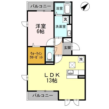 アクアサイドＡＢの物件間取画像