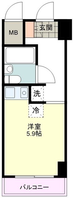 ライオンズマンション八王子第２の物件間取画像