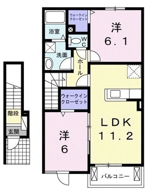 フィオーレＴＳＳの物件間取画像