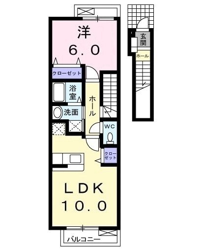 フレンドリーの物件間取画像