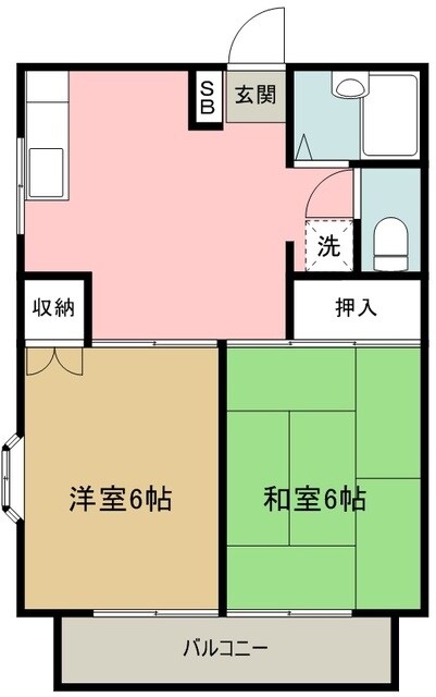 エクセレンス白岩の物件間取画像