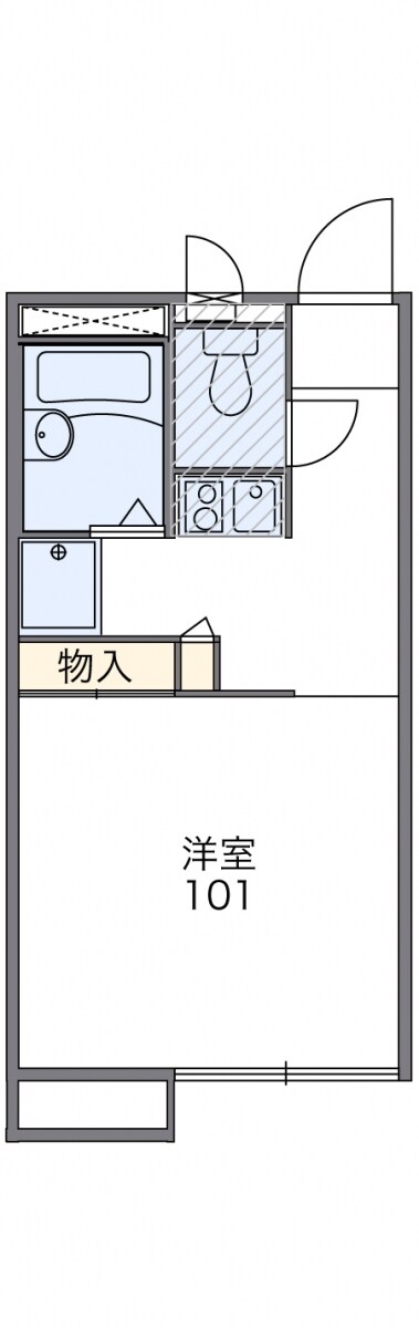 レオパレス上砂の物件間取画像