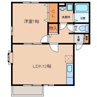 コンフォールの物件間取画像