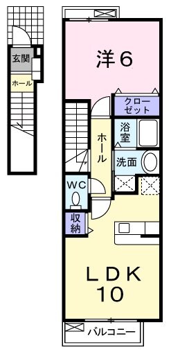 ポワール　ビラの物件間取画像