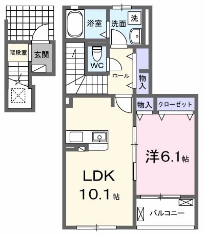 リリーの物件間取画像