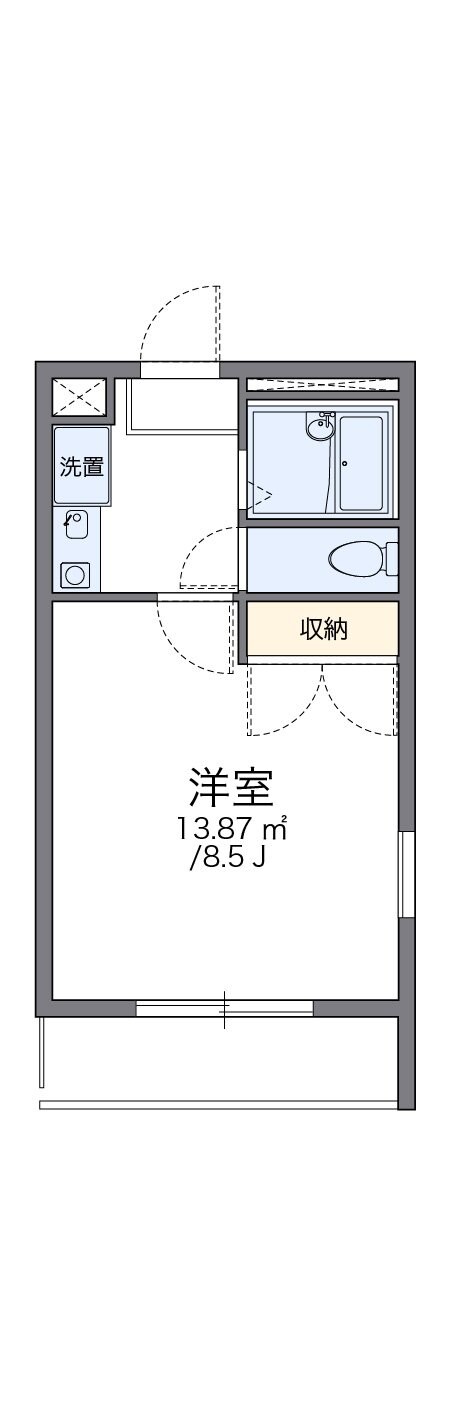 レオパレストゥインクル砂川の物件間取画像