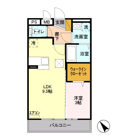 エスパシオの物件間取画像