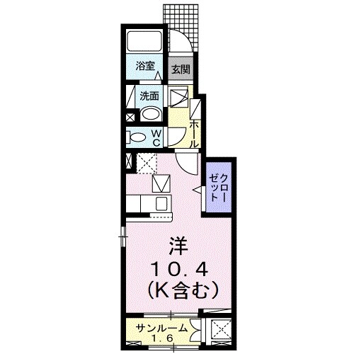 ヒラソルの物件間取画像