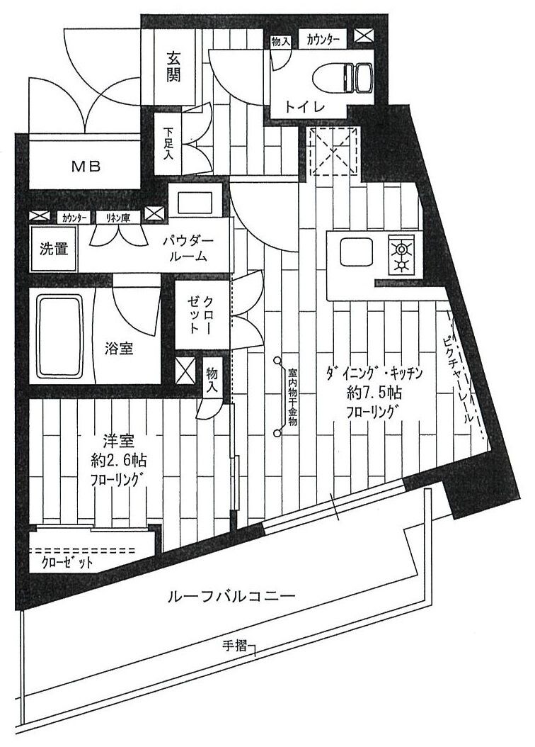 ステージファースト八王子IIの物件間取画像